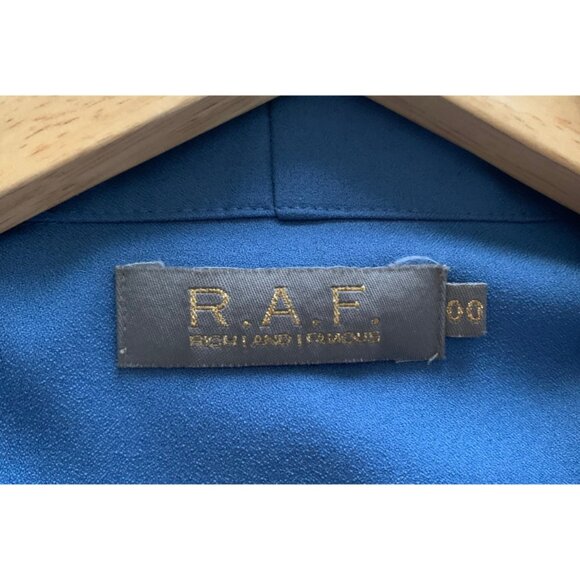 Blue wrap around dress by R.A.F (Rich and Famous) Brand - Picture 6 of 7